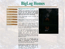 Tablet Screenshot of biglog.com